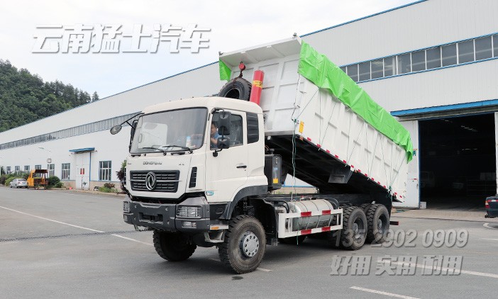 東風6*4自卸車,東風大力神自卸車,后八輪自卸卡車,340馬力礦用車,13噸渣土運輸車,東風出口車型,DFL3258