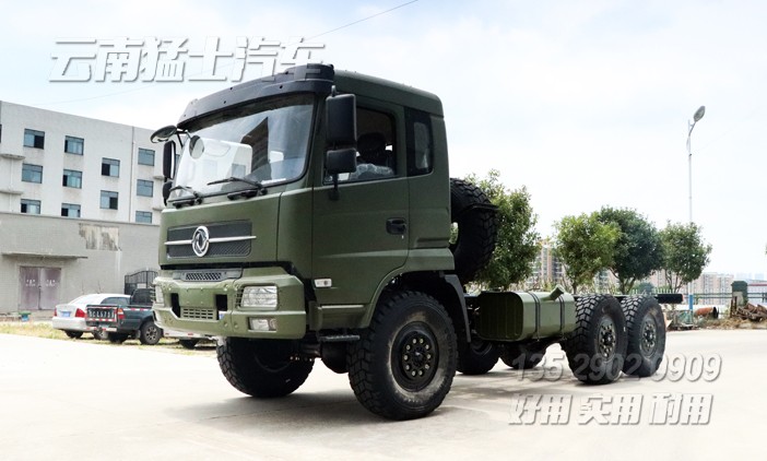 東風天錦六驅,越野專用車底盤,六驅卡車底盤,六驅底盤改裝,出口型底盤車,二類底盤出口
