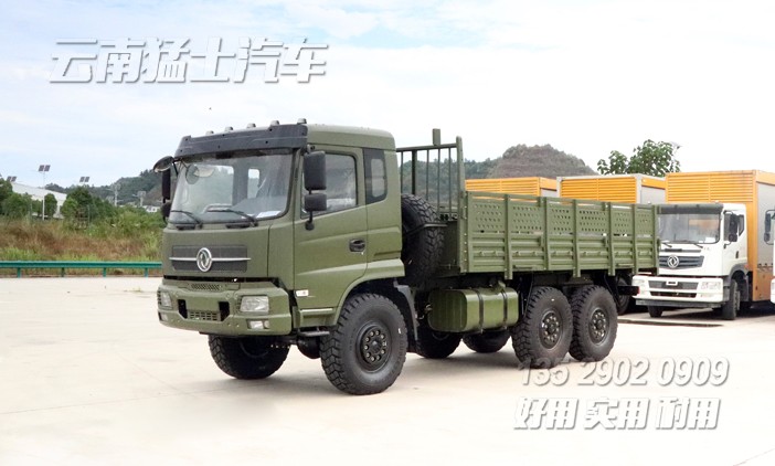 東風天錦出口車,越野運兵車,越野卡車,六驅卡車,6*6越野載貨車