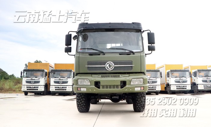 東風天錦出口車,越野運兵車,越野卡車,六驅卡車,6*6越野載貨車