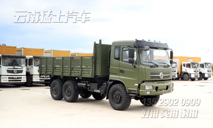 東風天錦出口車,越野運兵車,越野卡車,六驅卡車,6*6越野載貨車