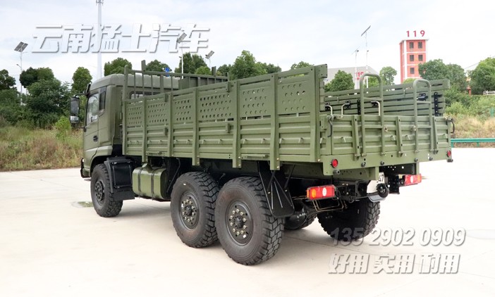 東風天錦出口車,越野運兵車,越野卡車,六驅卡車,6*6越野載貨車