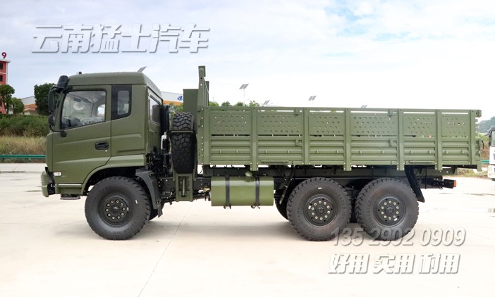 東風天錦出口車,越野運兵車,越野卡車,六驅卡車,6*6越野載貨車