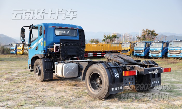 東風牽引頭教練車,平頭教練車,牽引半掛車駕照,A2駕照考試車,4*2考場拖頭