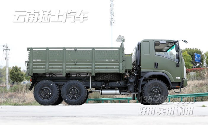 山貓卡車,平頭2082,六驅越野卡車,6*6公路運輸車,柴油運兵車,越野車改進