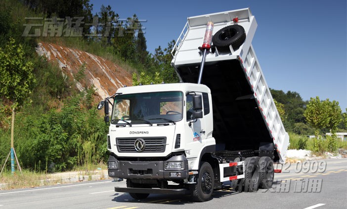 后八輪自卸,280馬力自卸車,重型自卸汽車,三橋自卸車,總質量25噸自卸車,工地拉石頭貨車