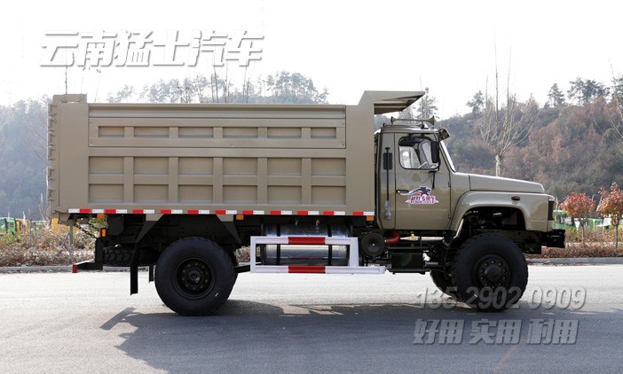 東風四驅尖頭,8噸載貨車,240馬力越野卡車,中型貨車,兩橋全驅卡車