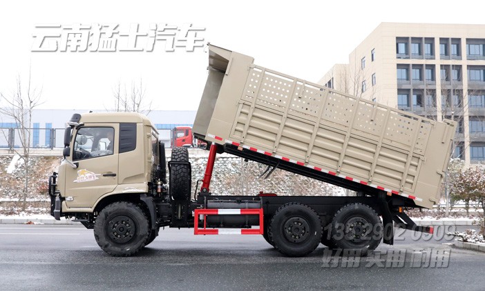 越野自卸車,六驅自卸車,6噸自卸車,木料砂石運輸車,210馬力貨車