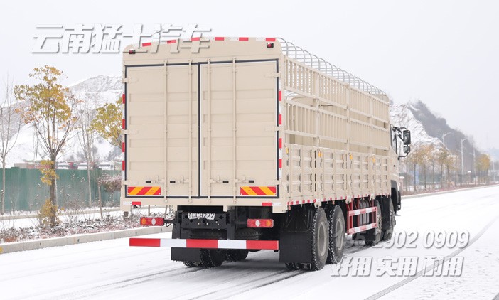 圍欄畜牧車,果蔬運輸車,12米重型貨車,420馬力倉柵車,四橋卡車,東風后八輪